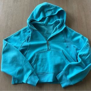 Lululemon Oversized Scuba Hoodie in Electric Turquoise